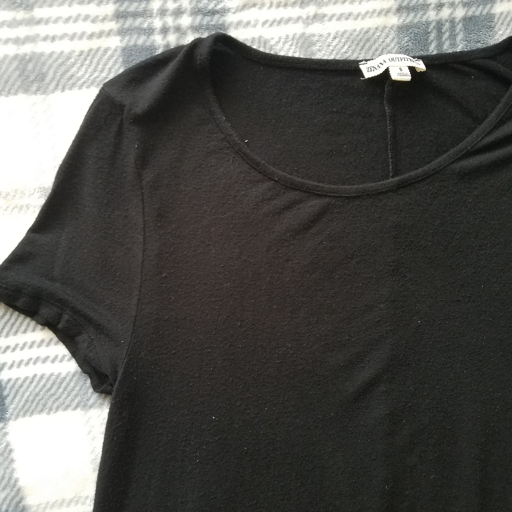 BLACK BABYDOLL DRESS - Picture 3 of 4